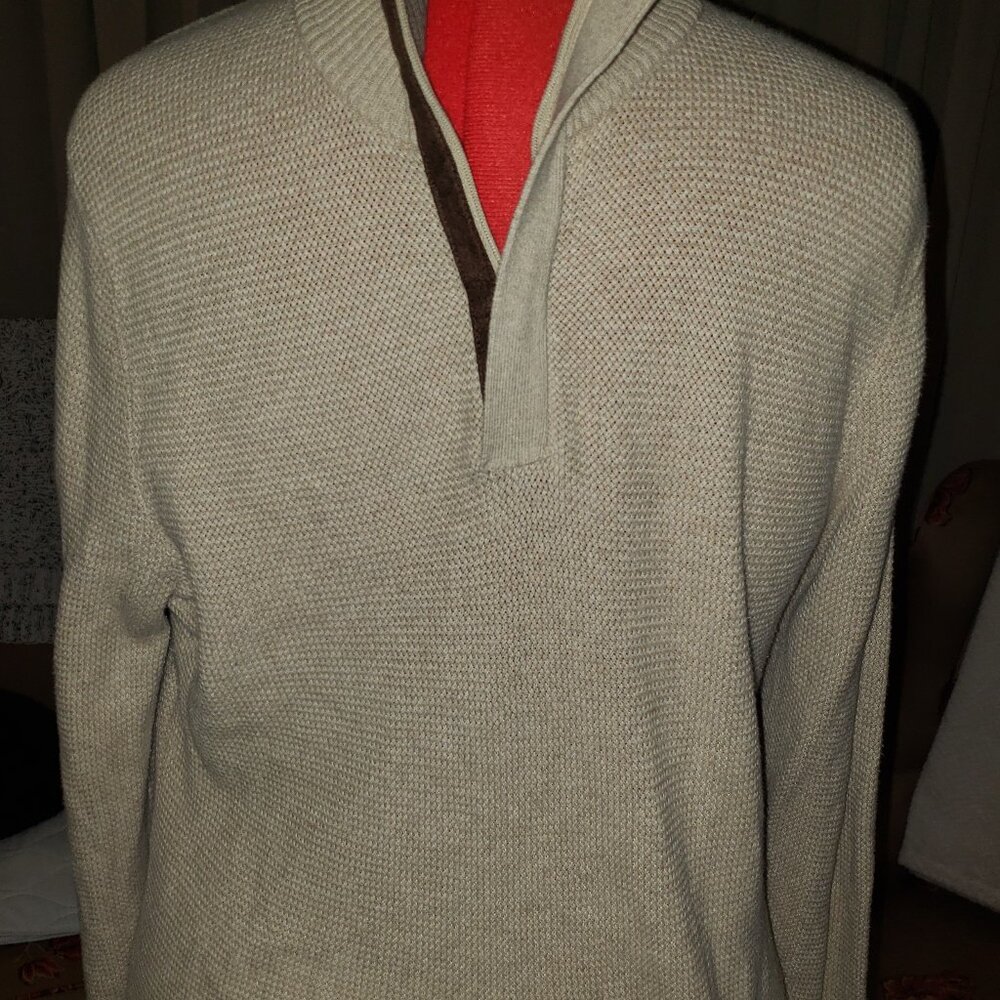 Jos. A. Bank - Executive Collection Men's Sweater with Suede like Elbow Patches
